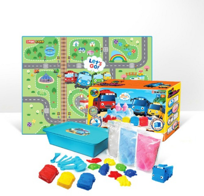 SIW05 타요샌드몬스터플레이타운모래놀이세트3KG