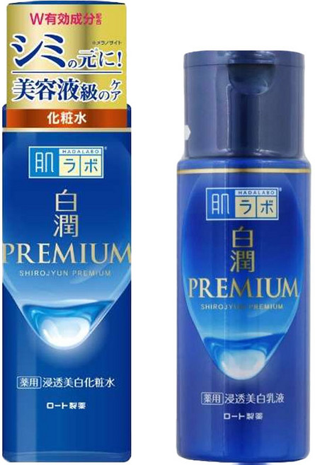 하다라보 시로쥰 프리미엄 2종 세트 스킨 170ml+로션 140ml 세트, 1개