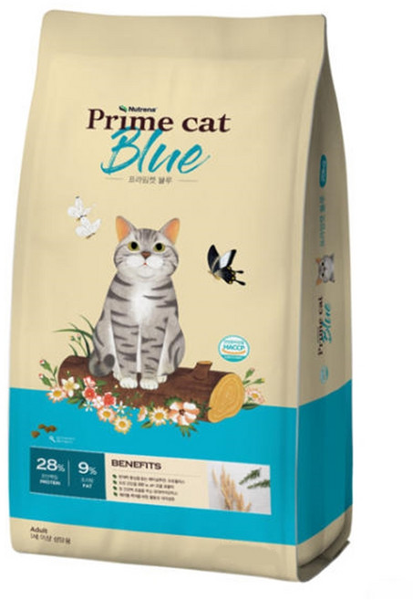 뉴트리나 프라임캣 블루, 1개, 10kg, 가수분해 연어