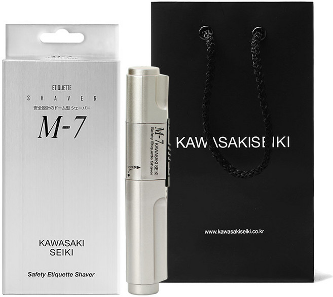 가와사키 프리미엄 코털제거기/코털정리기 M-7+쇼핑백 세트