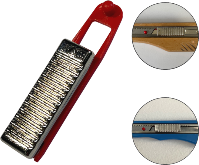 NT CUTTER NT푸셔 창고상점 인테리어필름 필름공구 시트지공구 도배공구 교체용 커터칼 칼날 손잡이 NT푸샤, NT 푸셔, 1개