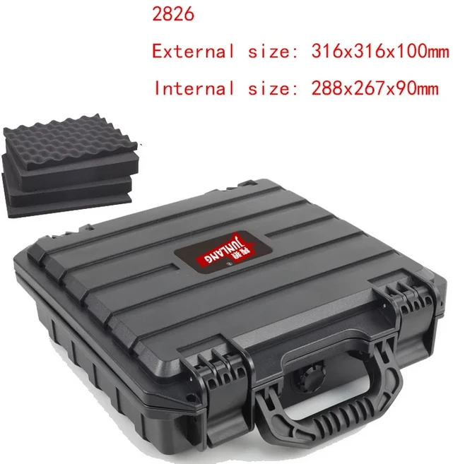 안전 보호 도구 상자 플라스틱 방수 케이스 장비 계측 스폰지가 있는 밀봉된 방습, 01 CHINA, 02 2826