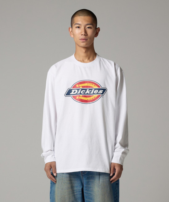 디키즈 DICKIES 트리 로고 롱슬리브 White DIKU252LRTL002WH 164610