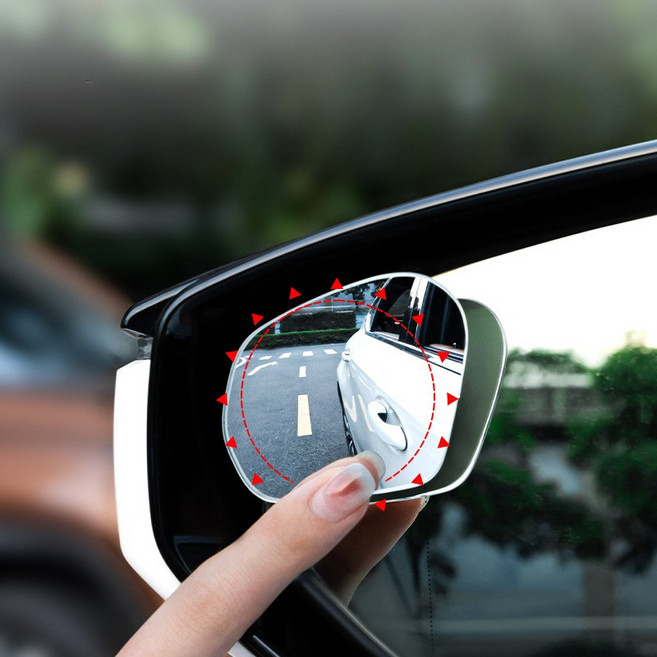 뉴에이지79 자국없는 흡착식 미러 초보운전 운전가이드 사각지대 사이드미러 전차종, 2개, 실버전차종