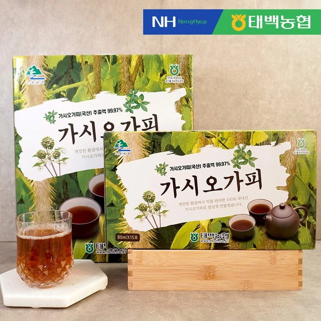 [태백농협] 믿고먹는 가시오가피즙 80ml (30포~150포) / 농축액 / 건강즙 / 파우치형, 60개 - 쿠팡