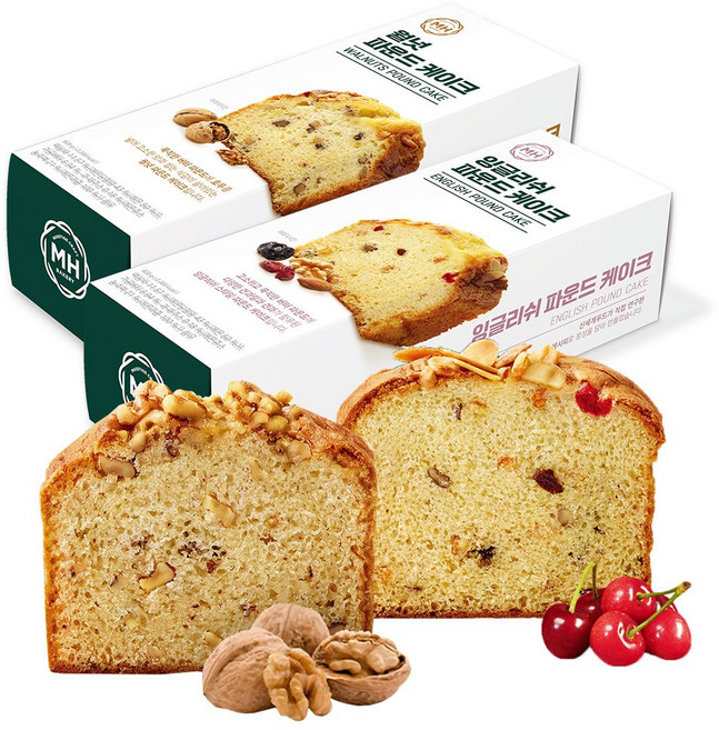 신세계푸드 월넛파운드[650g]+잉글리쉬파운드[650g] 혼합세트, 월넛파운드, +잉글리쉬파운드