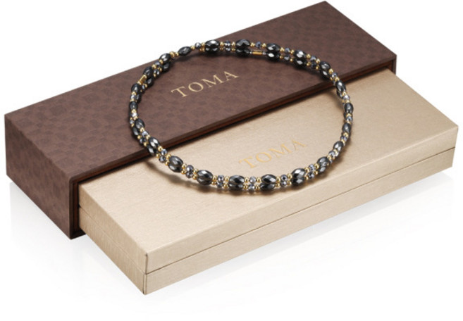 TOMA 磁性項鍊 TM030 黑金款, 1個