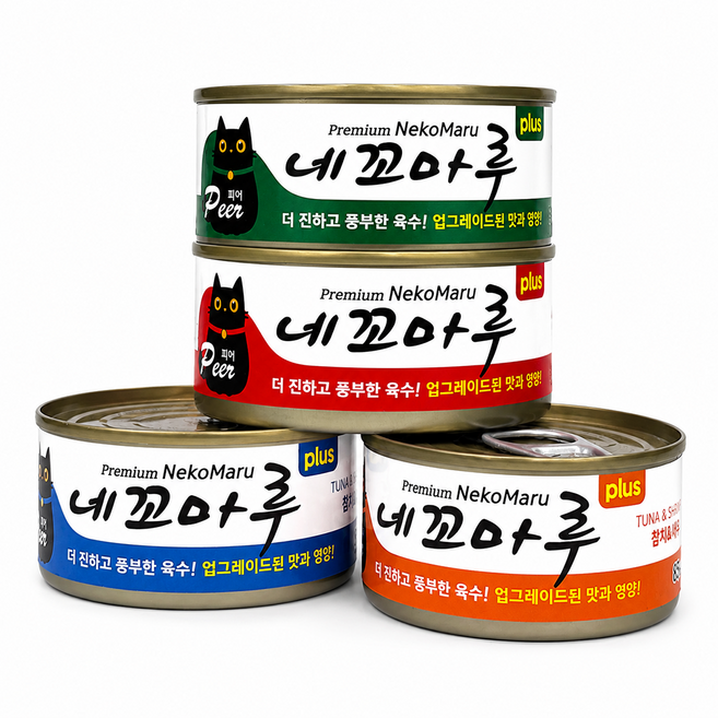 네꼬마루 고양이캔 4가지맛 콤보 24개입, 1세트, 85g, 1세트, 단품