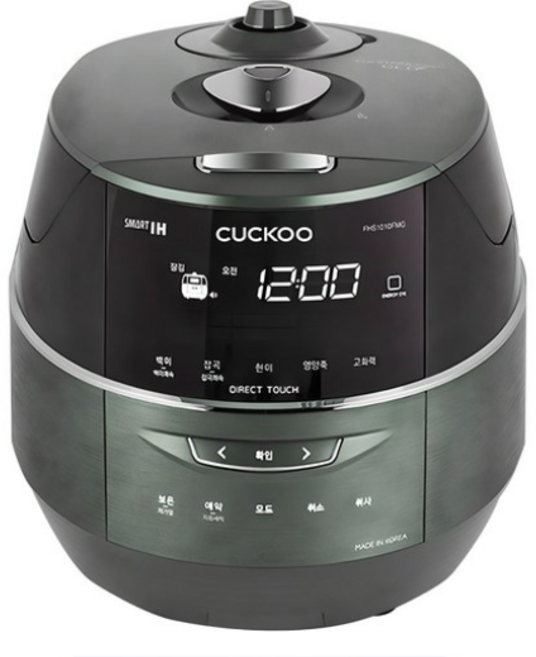 쿠쿠 IH전기압력밥솥 10인용, CRP-FHS1010FMG, 메탈릭그린