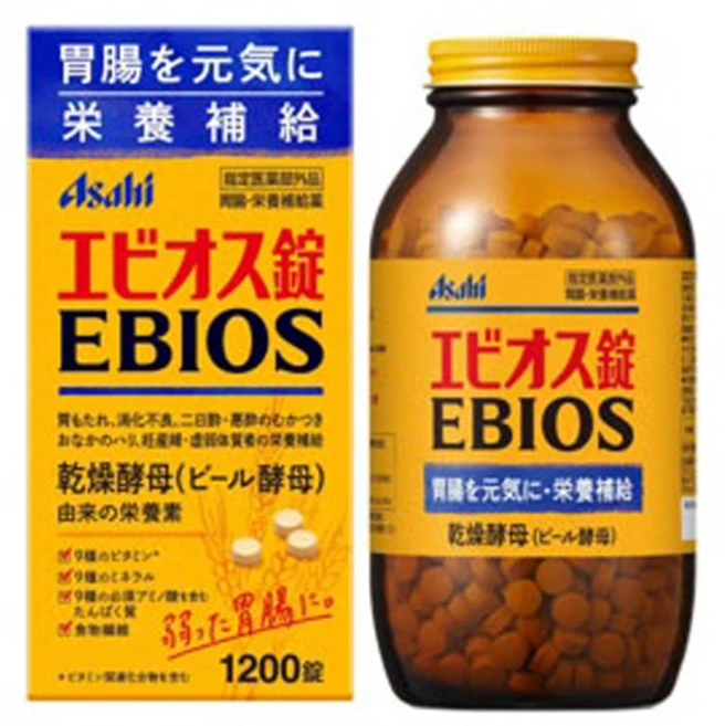 Asahi 에비오스 맥주 효모 타블렛, 1200정, 1개 - 쿠팡