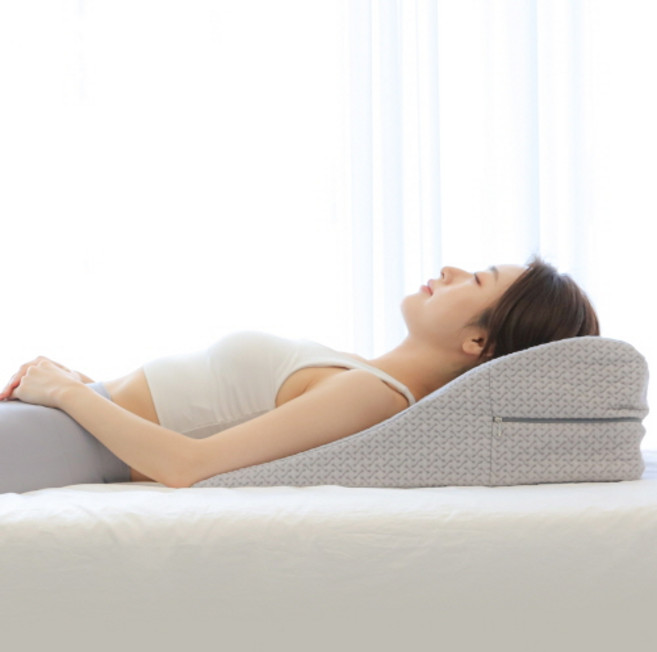 씨위너 위드유 역류성 방지 베개 다기능 웨지필로우 쿠션 배개, 두가지 높이 베개(18+23cm), 1개