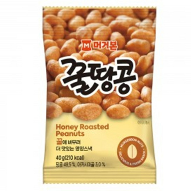 G머거본 꿀땅콩 40g 24봉, 24개