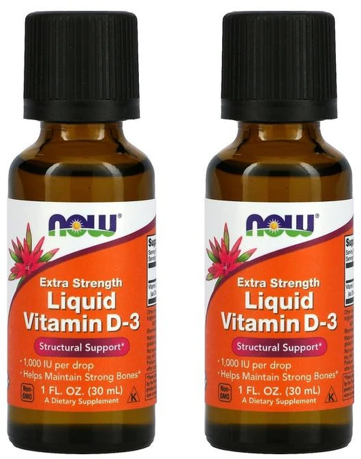 1+1 나우푸드 비타민D3 1000IU 액상 30ml, 1개 - 쿠팡