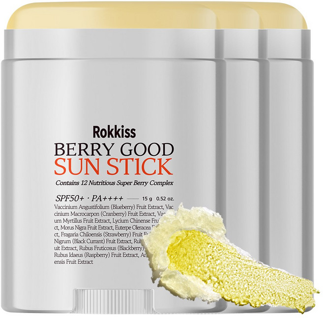 록키스 베리 굿 선스틱, 15g, 3개