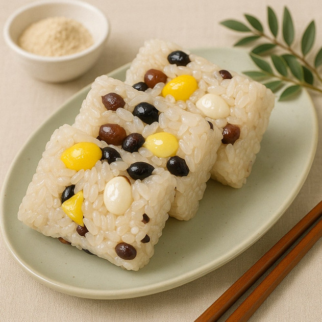 해담 마늘영양찰밥(냉동), 30개, 50g