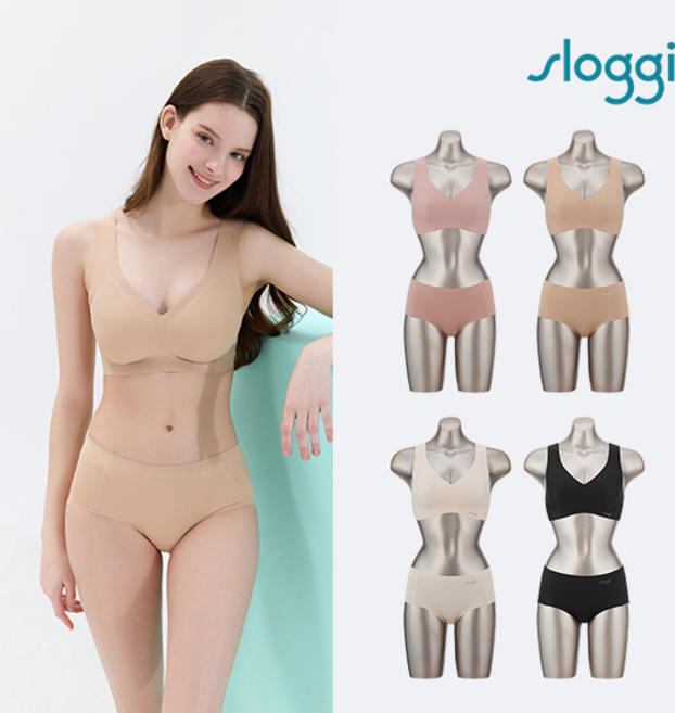 슬로기 [S한정] ZEROFEEL 와이드핏 브라팬티 4세트