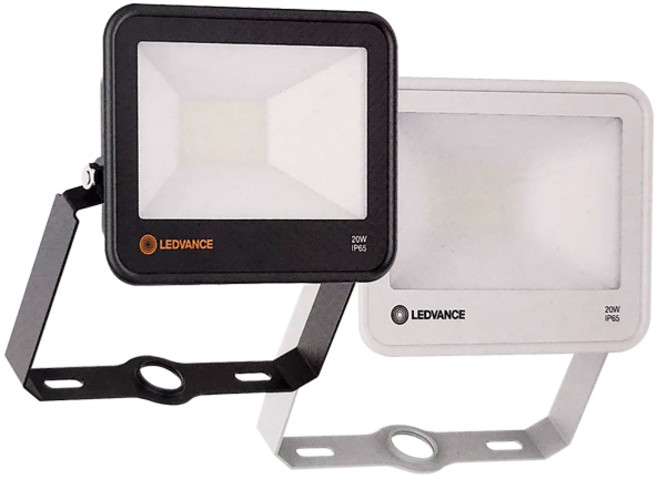 레드밴스 ECO LITE 투광기 20W IP65 (화이트바디 전구색) 브라켓 미포함 오스람 투광등기구 에코라이트, 1개