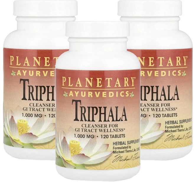 플래네터리 허벌스 아유르베딕 트리팔라 Planetary Herbals Ayurvedics Triphala 120정, 3개 - 쿠팡