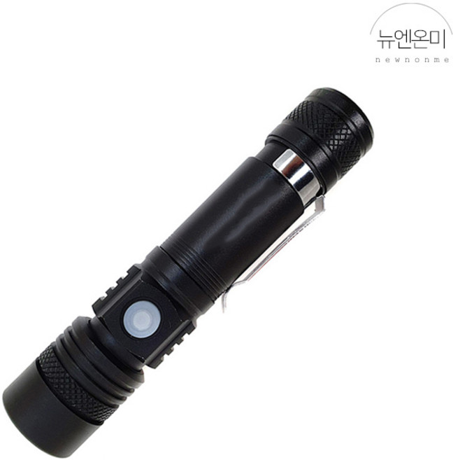 뉴엔온미 자전거 LED 랜턴 충전식 휴대용 야간 라이트 후레쉬 손전등 UM915, 1개, UM915 3000mAh풀세트