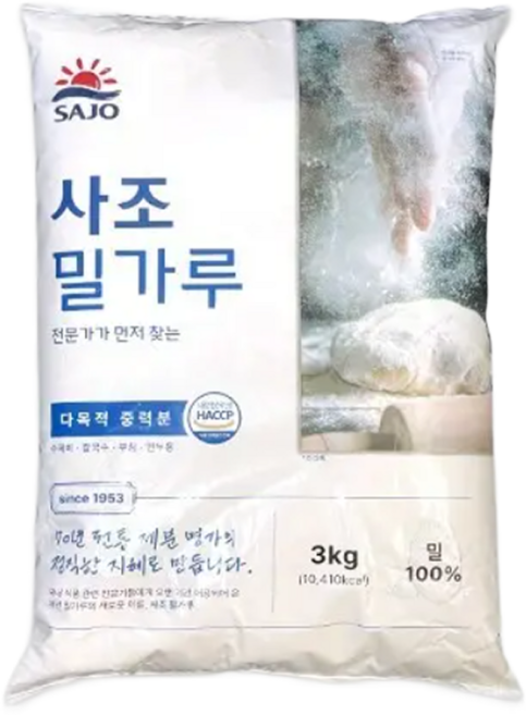 사조 밀가루 다목적 중력분 / 호주산, 3kg, 1개