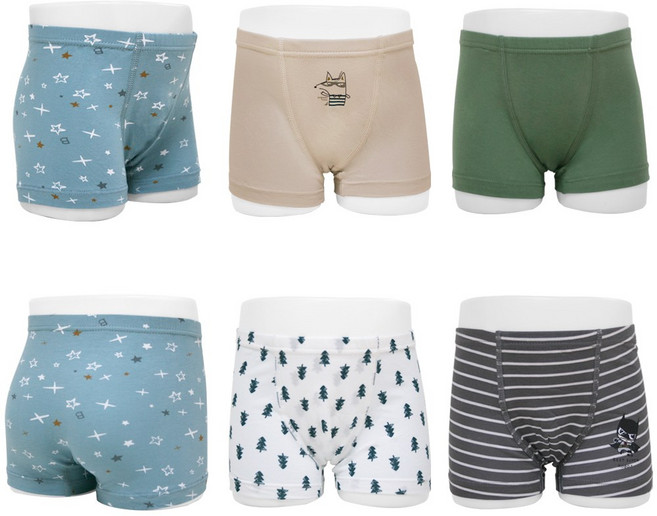 슈와츠코리아 남아 드로즈 팬티 5종 슈와츠코리아 아동속옷 순면 키즈 숲속친구들