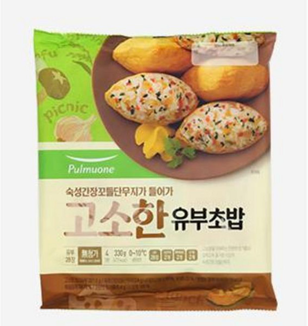 풀무원 고소한 유부초밥 4인분, 330g, 5개