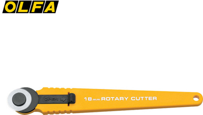 올파 원형 로터리 커터 18mm RTY-4, 혼합색상, 1개