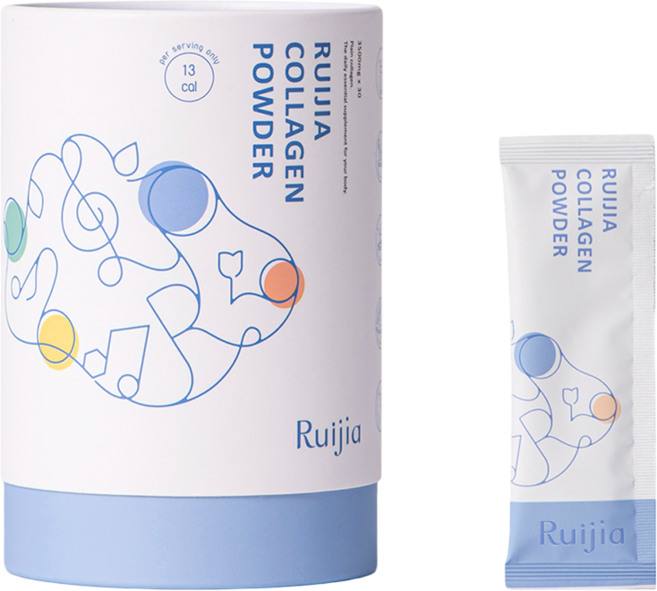 露奇亞Ruijia 優質純淨膠原蛋白粉 (30條/桶), 5個, 優質純淨膠原蛋白粉(30條/桶), 30份