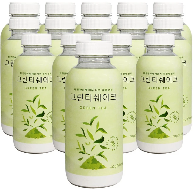 원픽선식 그린티쉐이크, 15개, 40g - 쿠팡