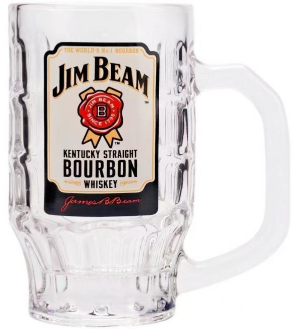 짐빔 하이볼잔 가쿠빈 맥주잔 위스키 전용잔 2개 6개 세트 380ml