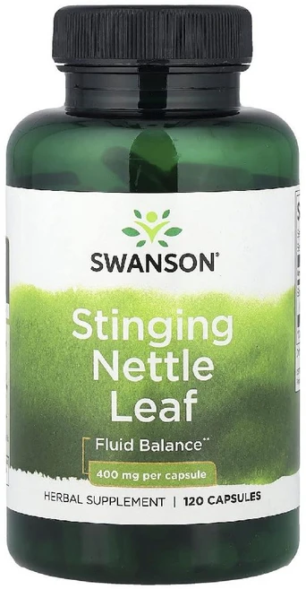 스완슨 쐐기풀 잎 Stinging Nettle Leaf 400mg 캡슐 120정, 1개 - 쿠팡