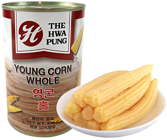 (배터짐) China THP 영콘홀 영콘 통조림 짬뽕 마라탕 등, 1개, 400g