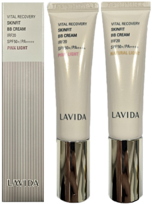 코리아나 라비다 바이탈 리커버리 스킨핏 비비크림 SPF50+PA++++, 내추럴 라이트, 30ml, 1개