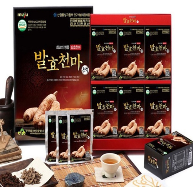 무주 발효 천마진액 발효천마 천마니 천마추출액 95% 천연허브 스테비아 배농축액 부모님 건강 선물 명절 설날 추석 생신, 1개, 80ml