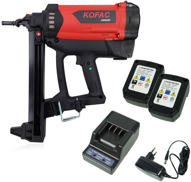 KOFAC 코팩 가스타정기 신형 GSN-45P 세트 (배터리2 충전기 포함), 1세트