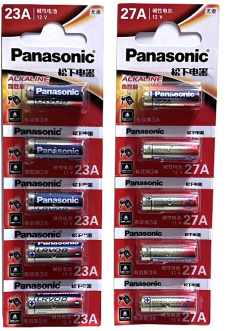 Panasonic 國際牌 12V 23A 鹼性電池, 1個, 23A一顆, 5個裝