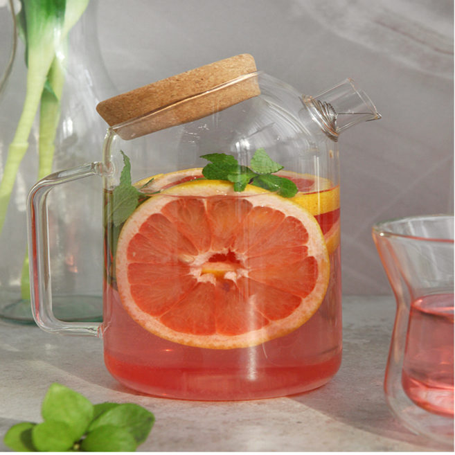 까사무띠 저그 코르크뚜껑물병 1100ml, 1개