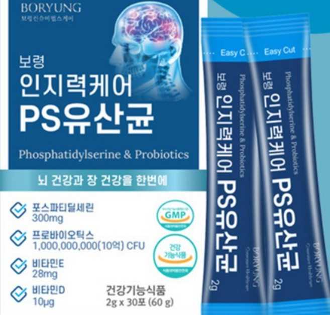 금화수마켓 인지력케어 PS유산균 30포 ks, 1개