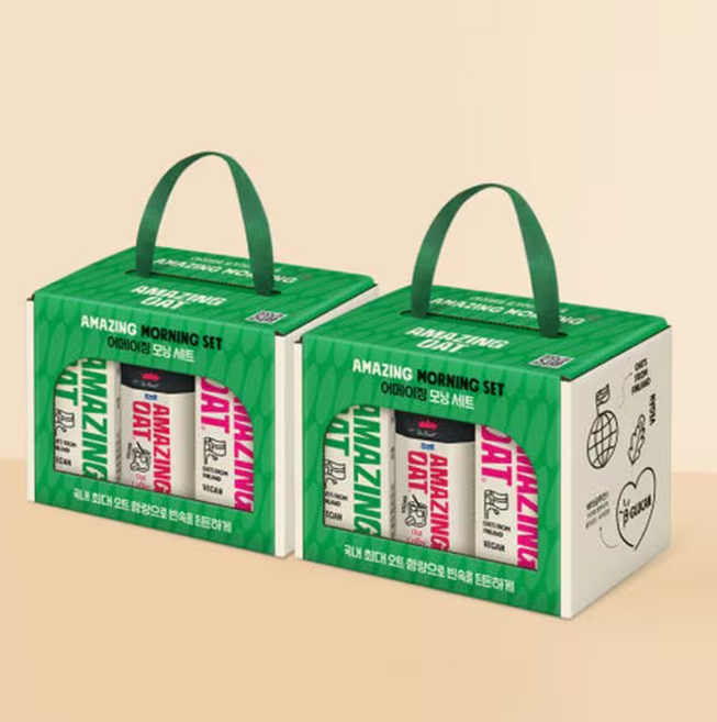 [선물세트] 어메이징 모닝세트 2Box (1Box 당 오리지널 2팩 언스위트 2팩 커피 1팩 초콜릿 1팩 그래놀라 2개)
