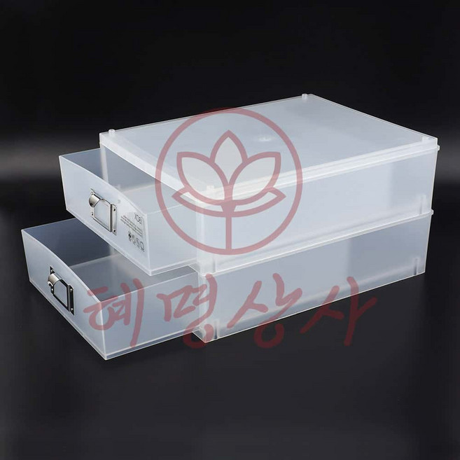 혜명상사 아이박스 2단 대형 소품 멀티수납함 서랍장 다용도서랍함 다용도서랍