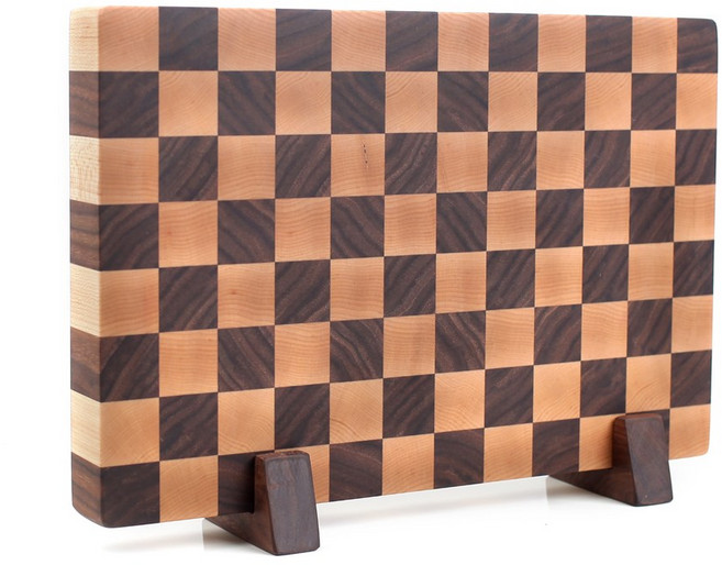 hoaken 호큰공방 체스 월넛 엔드그레인 도마 나무도마 주문제작 맞춤도마전문, 1개