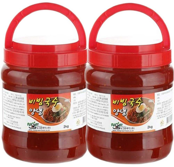 뉴그린 비빔국수양념 2kg x 6개