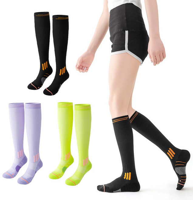 러브올 니삭스 압박스타킹 골프스타킹 여성 스포츠 양말 러닝 등산 헬스 배드민턴 풋살 3켤레