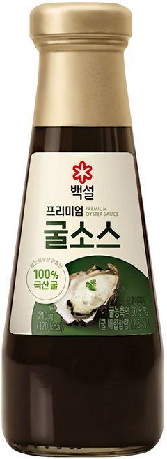 백설 남해굴소스, 210g, 7개