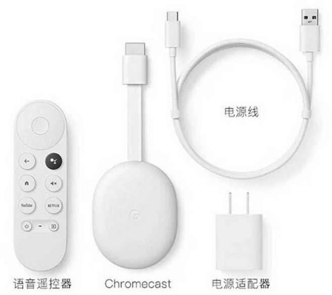 크롬캐스트 CHROMECAST 버전 4세대 스트리밍 스마트 스트리머, 1. 공식 기본 화이트 4K, 1개