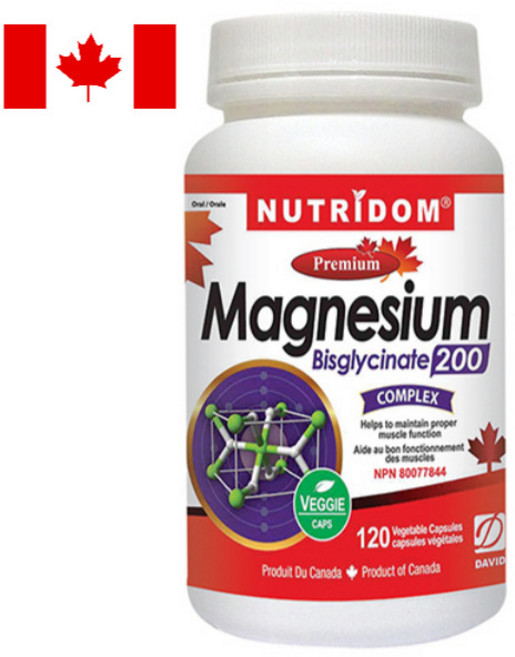 뉴트리돔 마그네슘 비스글리시네이트 200mg 120정 300정캡슐 N145 N174, 1개