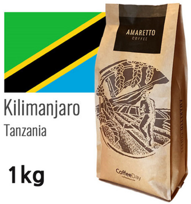 갓볶은원두커피 탄자니아 킬리만자로AA 1kg, 1개, 홀빈(분쇄안함)