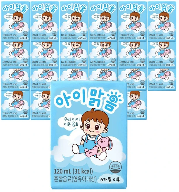 일화 아이맑음 우리아이 이온음료, 120ml, 24개 - 쿠팡