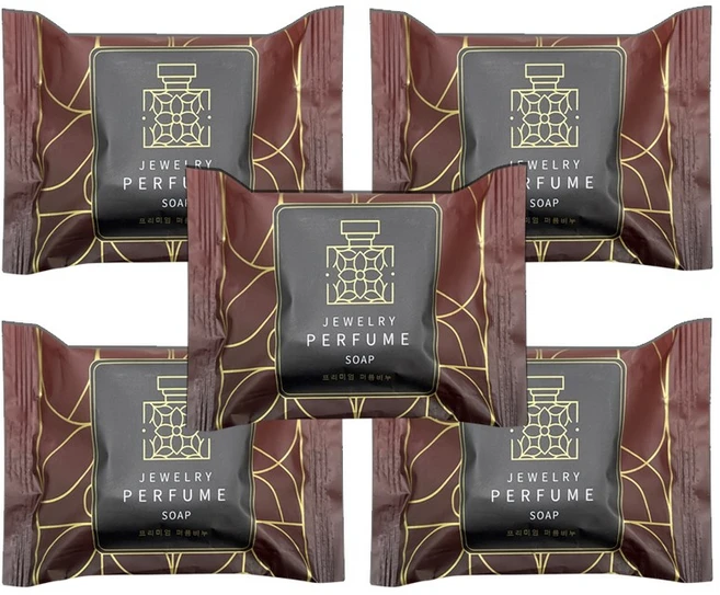 태광 주얼리 퍼퓸 비누 고급 향수비누 바디솝 80g 5개, 5개입 - 쿠팡