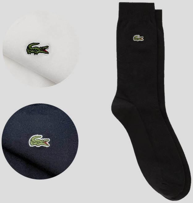 [LACOSTE] 라코스테 남성 베이직 신사용 양말 3PACK SET (RA800B)
